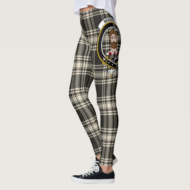 Scotstee Clan Menzies Ancient Wappen Tartan Women Leggings (Links)