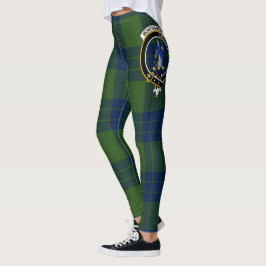 Scotstee Clan Montgomery Modern Wappen Tartan Wome Leggings