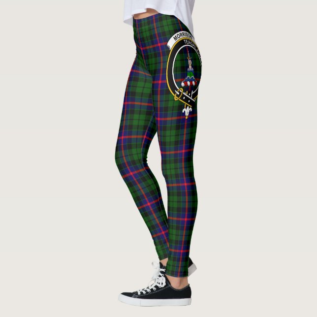 Scotstee Clan Morrison Wappen Tartan Women Legging Leggings (Links)