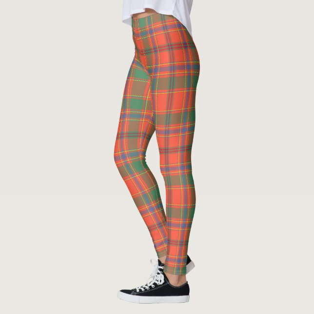 Scotstee Clan Munro Ancient Ancient Tartan Women Leggings (Links)