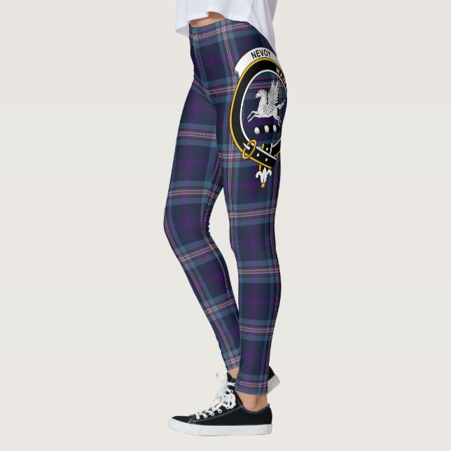 Scotstee Clan Nevoy Wappen Tartan Women Leggings (Links)