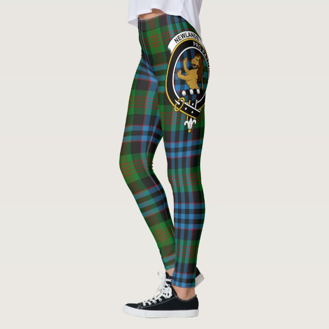 Scotstee Clan Newlands Wappen Tartan Women Legging Leggings (Links)