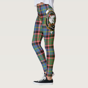 Scotstee Clan Norvel Crest Tartan Damen Leggings