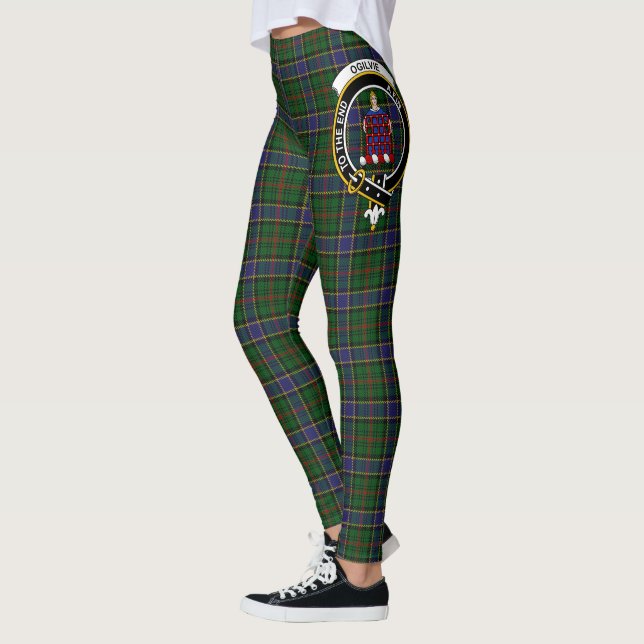 Scotstee Clan Ogilvie Hunting Wappen Tartan Women Leggings (Links)