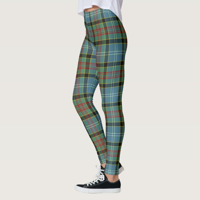 Scotstee Clan Paisley Tartan Frauen Leggings (Links)