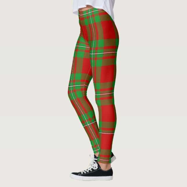 Scotstee Clan Peter Tartan Frauen Leggings (Links)