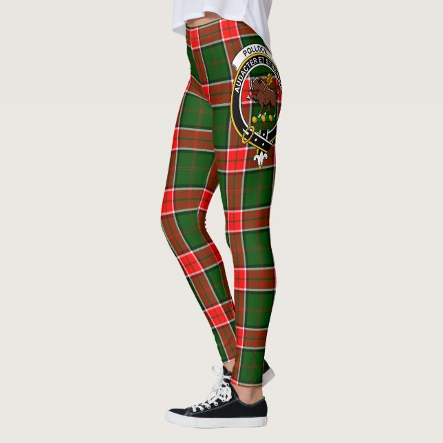 Scotstee Clan Pollock Wappen Tartan Women Leggings (Links)
