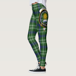 Scotstee Clan Purves Wappen Tartan Frauen Leggings