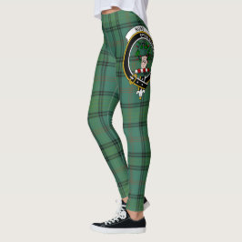 Scotstee Clan Ross Junting Ancient Wappen Tartan Leggings