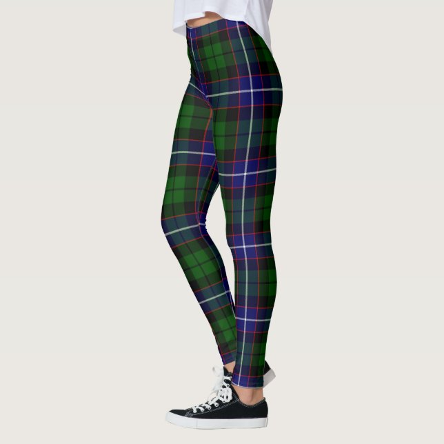 Scotstee Clan Russell Tartan Frauen Leggings (Links)