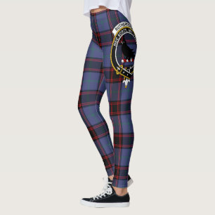 Scotstee Clan Rutherford Jagd Wappen Tartan Wome Leggings