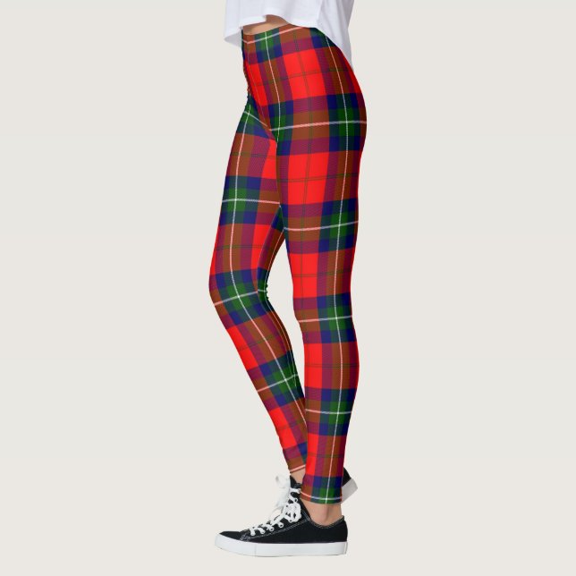 Scotstee Clan Ruthven Tartan Frauen Leggings (Links)