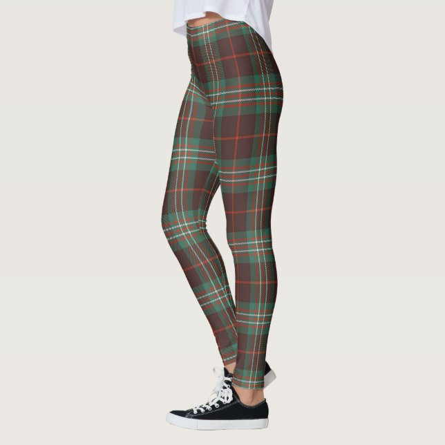 Scotstee Clan Scott Brown Ancient Tartan Women Leggings (Links)