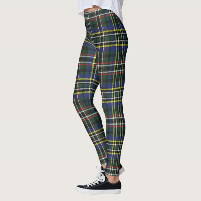 Scotstee Clan Scott Green Modern Tartan Women Leggings (Links)