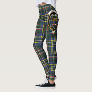 Scotstee Clan Scott Green Modern Wappen Tartan Leggings