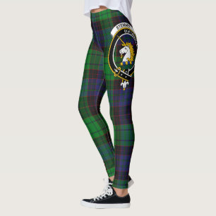 Scotstee Clan Stewart Altmodernes Wappen Tartan Leggings