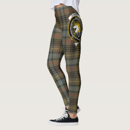 Scotstee Clan Stewart Old Weathered Wappen Tartan Leggings