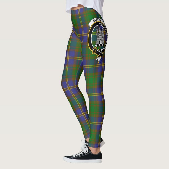 Scotstee Clan Strange Balcaskie Wappen Tartan Leggings (Links)