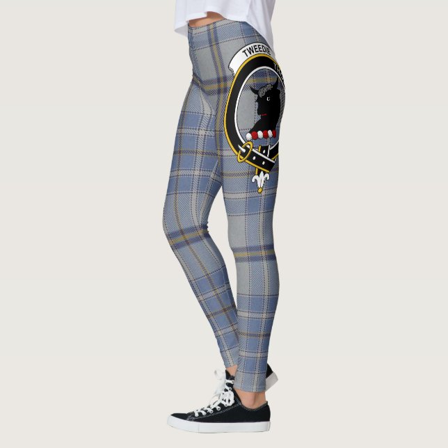 Scotstee Clan Tweedie Wappen Tartan Women Leggings (Links)