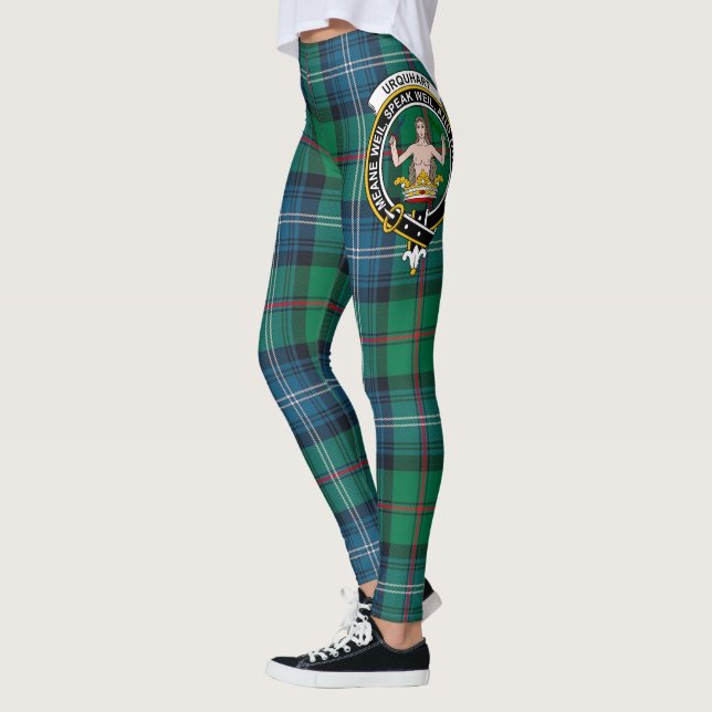 Scotstee Clan Urquhart Ancient Wappen Tartan Women Leggings (Links)