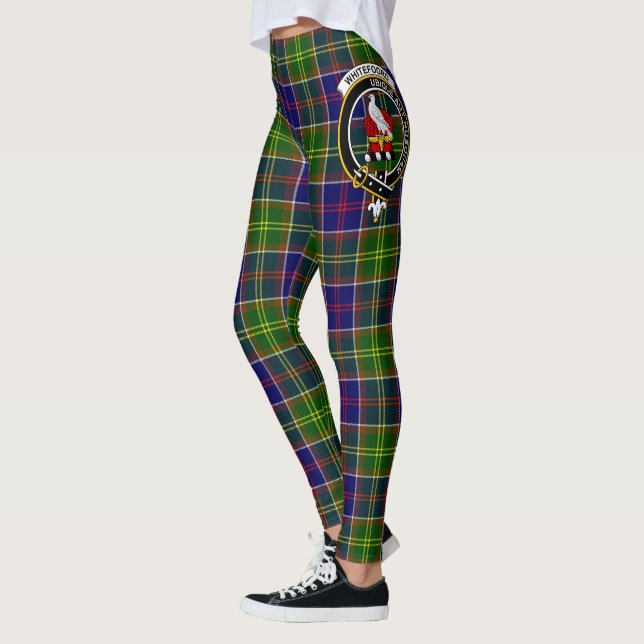 Scotstee Clan Whitefoord Wappen Tartan Women Leggings (Links)