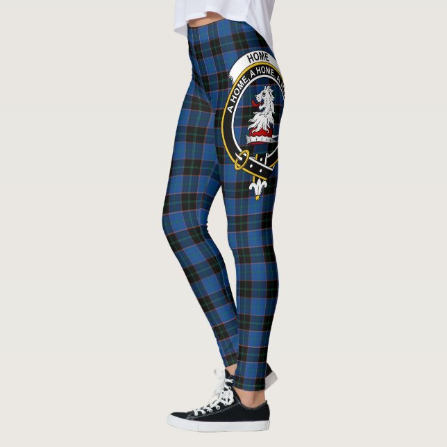 Scotstee Clan Zuhause Hume Wappen Tartan Women Leg Leggings (Links)