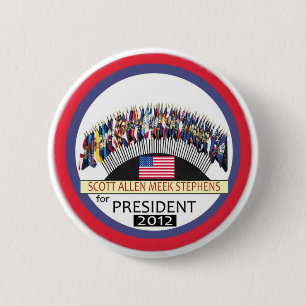 Scott Allen milder Stephens für Präsidenten 2012 Button