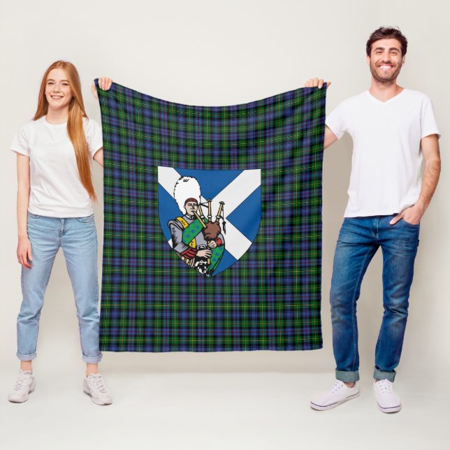 Scott Baillie Hunting Tartan Kariert Fleecedecke (Beispiel)