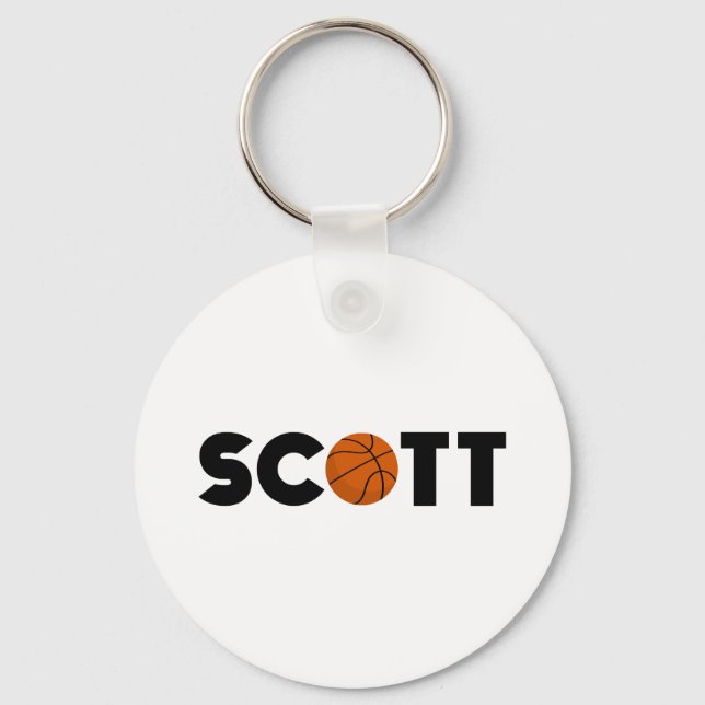 Scott Basketball Schlüsselanhänger (Vorderseite)
