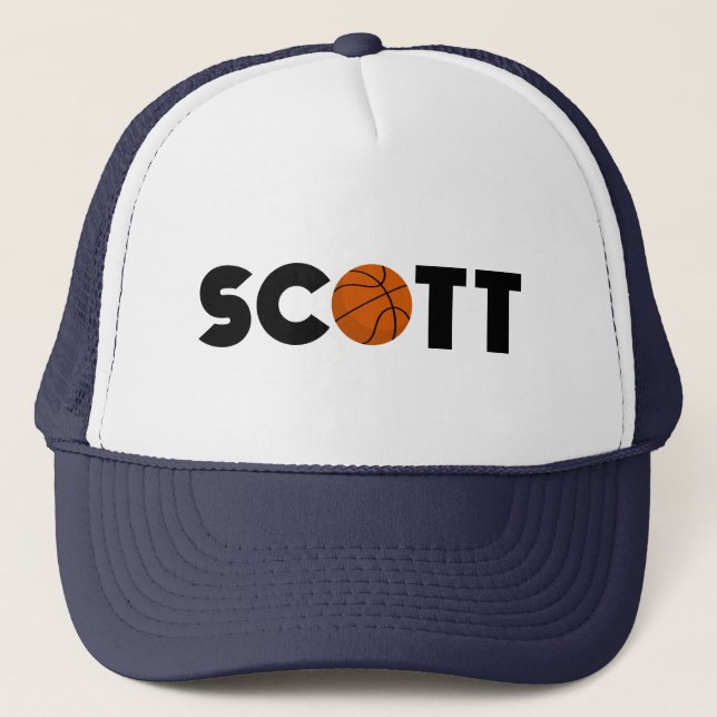 Scott Basketball Trucker Hat Truckerkappe (Vorderseite)