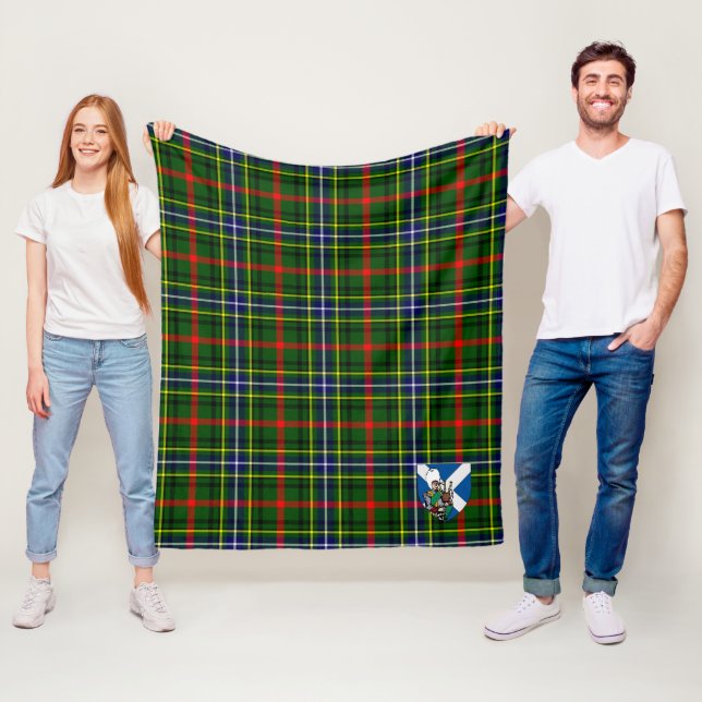 Scott Bisset Pattern Tartan Kariert Fleecedecke (Beispiel)