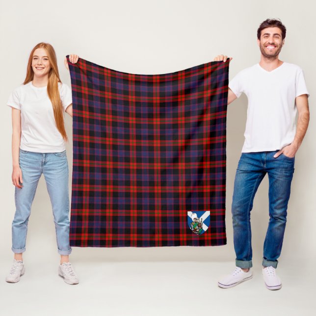 Scott Broun Modern Tartan Kariert Fleecedecke (Beispiel)