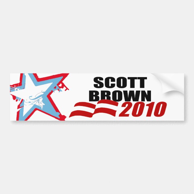 SCOTT BROWN AUTOAUFKLEBER (Vorne)
