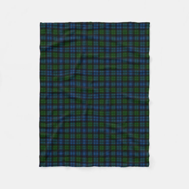 Scott Clan Campbell Military Tartan Kariert Fleecedecke (Vorderseite)