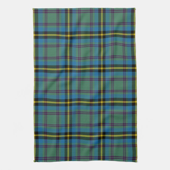 Scott Clan Carrick Jagd Tartan Kariert Geschirrtuch (Vertikal)