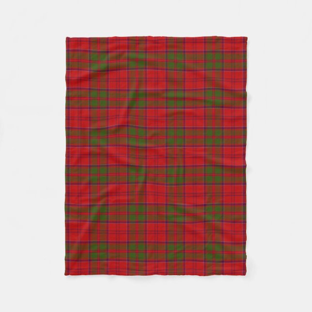 Scott Clan Drummond Tartan Kariert Fleecedecke (Vorderseite)