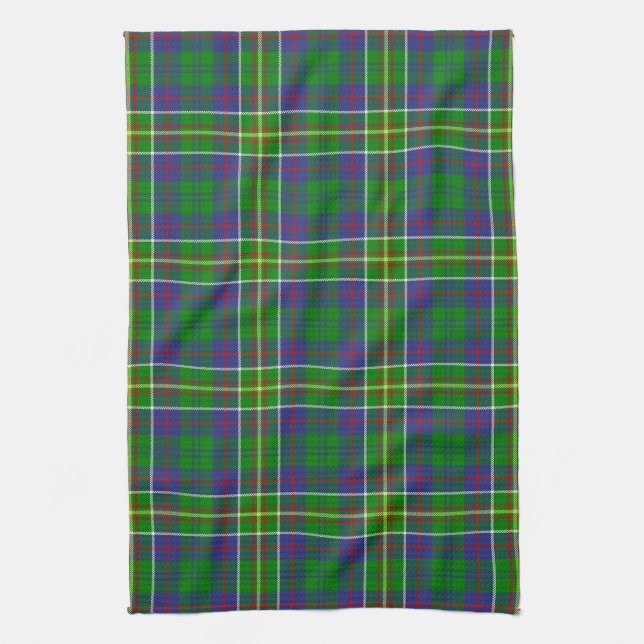 Scott Clan Hunter Tartan Kariert Geschirrtuch (Vertikal)