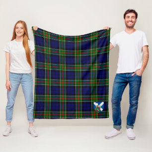 Scott Colquhoun Modern Tartan Kariert Fleecedecke