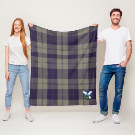 Scott Cunningham Dress Blue Dancers Tartan Kariert Fleecedecke