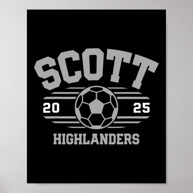 Scott Ers Fußballrechnung 2025  Poster (Vorne)