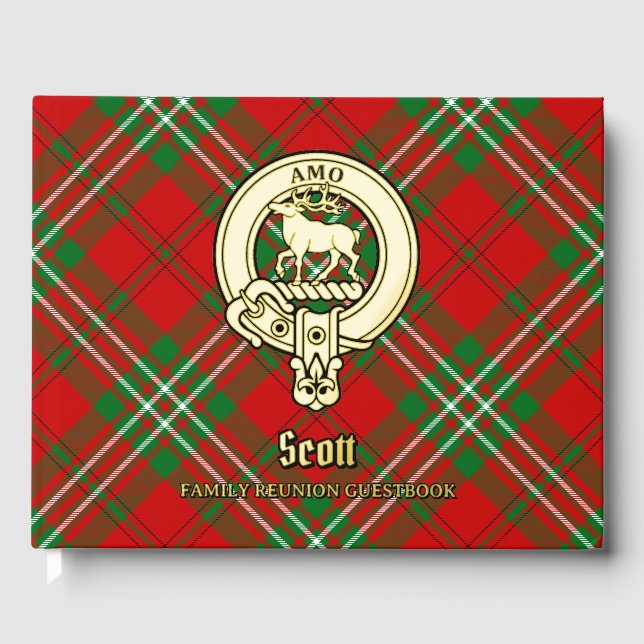Scott Family Wiedersehen Gästebuch (Vorderseite)