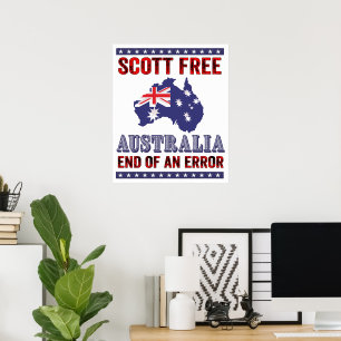 Scott Free - Australien Ende eines Fehlers Poster