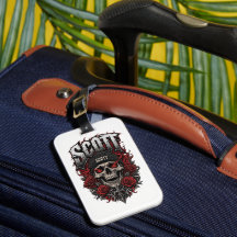 Scott Gothic Schädel personalisierter Namensentwur