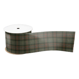Scott Green Weathered Scottish Tartan Satinband
