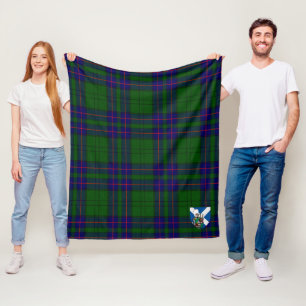 Scott Lockhart Modern Tartan Kariert Fleecedecke