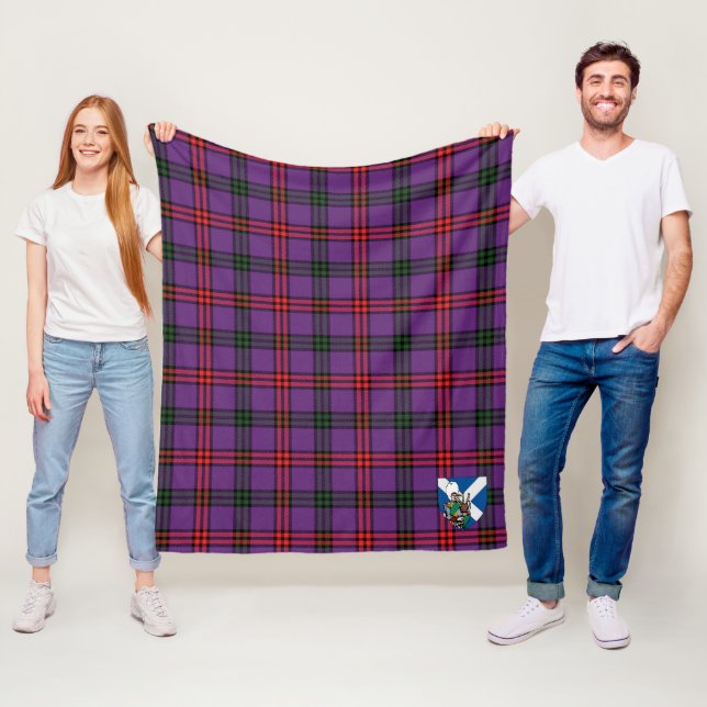 Scott Montgomery Modern Tartan Kariert Fleecedecke (Beispiel)