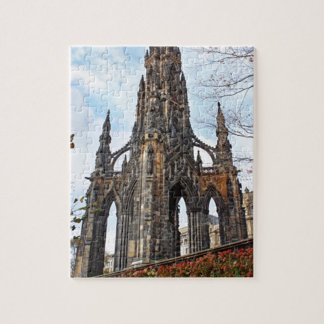 Scott monument.jpg puzzle (Vertikal)