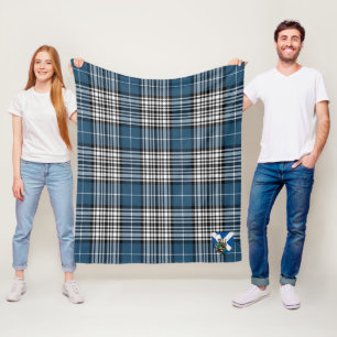 Scott Napier Modern Tartan Kariert Fleecedecke