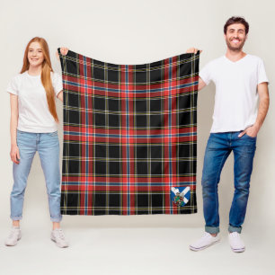Scott Norwegische Night Tartan Kariert Fleecedecke