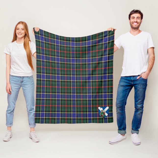 Scott Ogilvie Hunting Modern Tartan Kariert Fleecedecke (Beispiel)